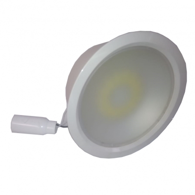 Светильник потолочный VIRIBRIGHT 8W, GU10, 220В, белый, диам 23 см.